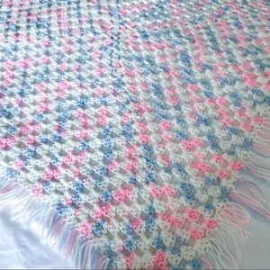 34” x 34” Colorful Crochet throw / blanket